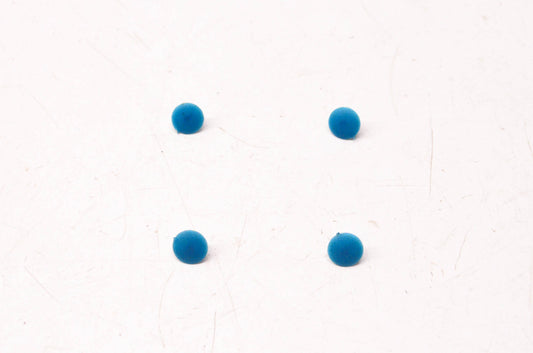 Aftermarket 293000021 Teal Snap Caps Qty 4 NOS