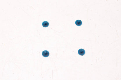 Aftermarket 293000021 Teal Snap Caps Qty 4 NOS