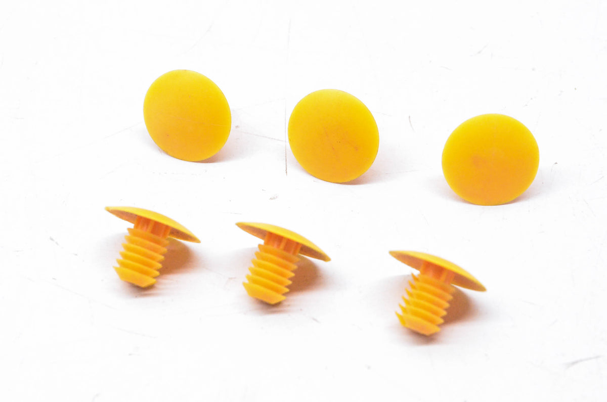 Aftermarket 414939700 Yellow Windshield Darts Qty 6 NOS