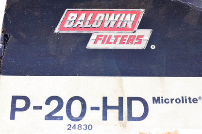 Baldwin Filters P-20-HD Oil Filter NOS
