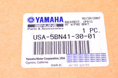 New OEM Yamaha USA-5BN41-30-01 Upright Backrest Kit NOS