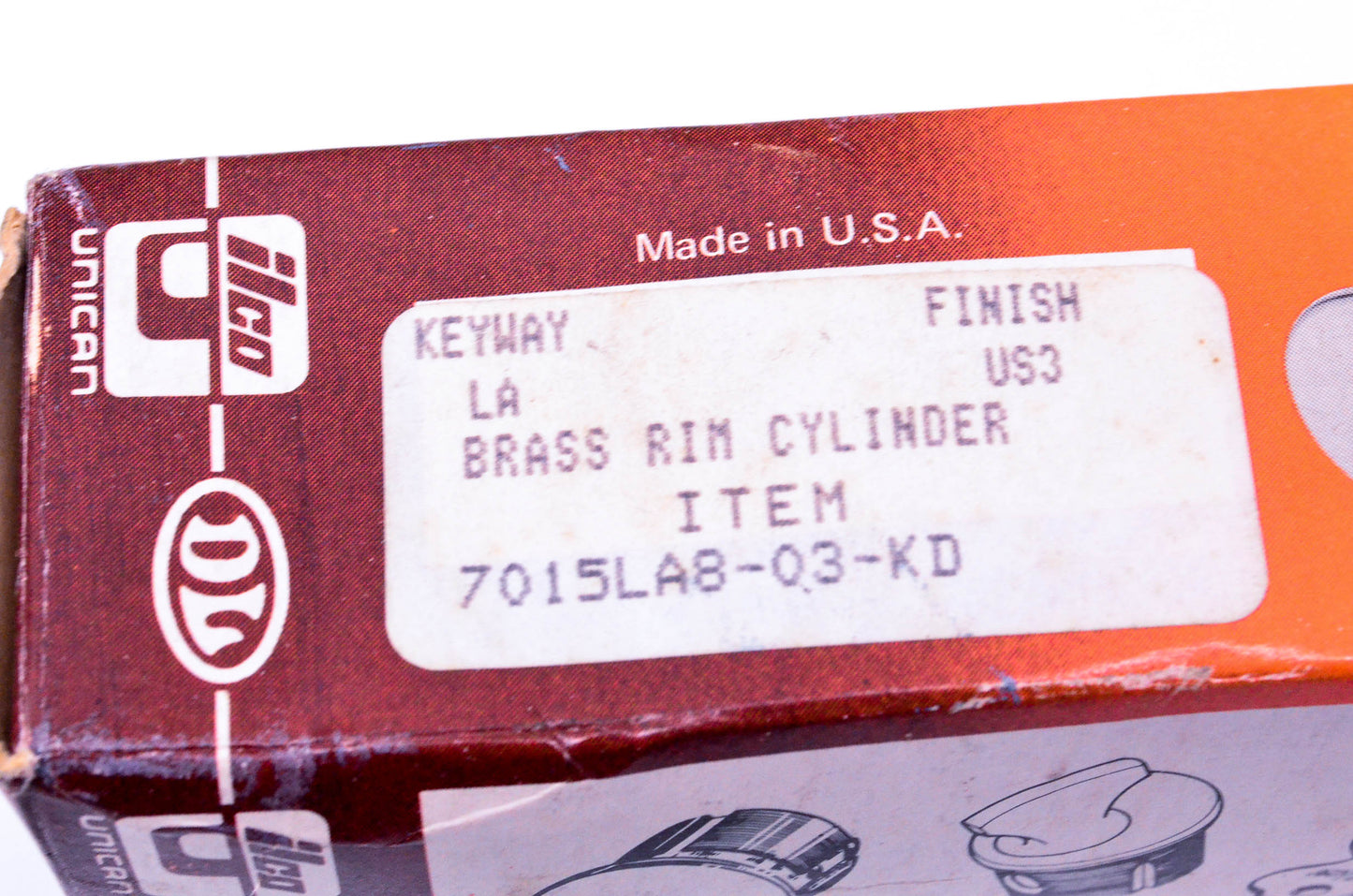 Ilco Unican 7015LA8-03-KD Lock Kit NOS