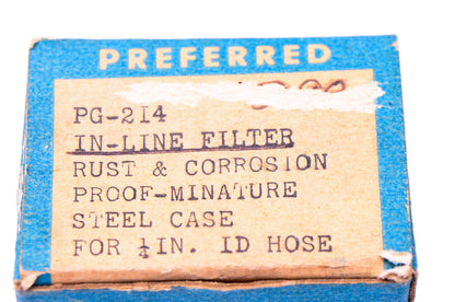 Preferred Electric PG-214 In-Line Filter Kit NOS