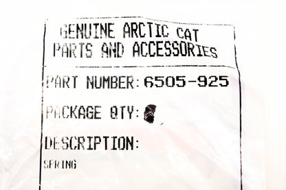 OEM Arctic Cat 6505-925 Spring QTY 2