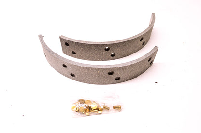 V-Twin 23-0506, 41848-64 Front Brake Shoe Lining With Rivets Harley FX XL 1964-1