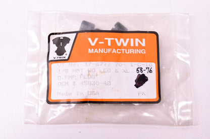 V-Twin 37-8777, 45830-48 Drain Plug 1/8 Harley FLH XL XLH 1949-1990 Qty 10 NOS
