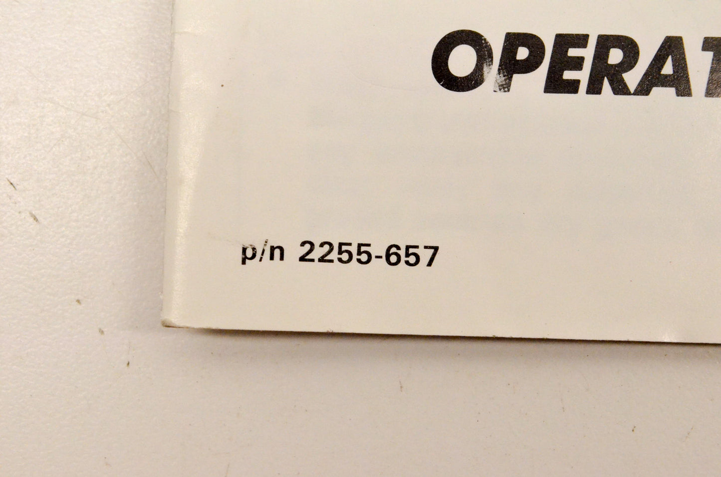 New OEM Arctic Cat 2255-657 AC4000G2 Generator Operator's Manual NOS