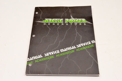 New OEM Arctic Cat 2255-803 AC4000GD2E Generator Service Manual NOS