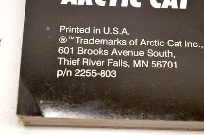 New OEM Arctic Cat 2255-803 AC4000GD2E Generator Service Manual NOS