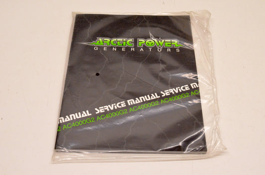 New OEM Arctic Cat 2255-802 AC4000G2 Generator Service Manual NOS