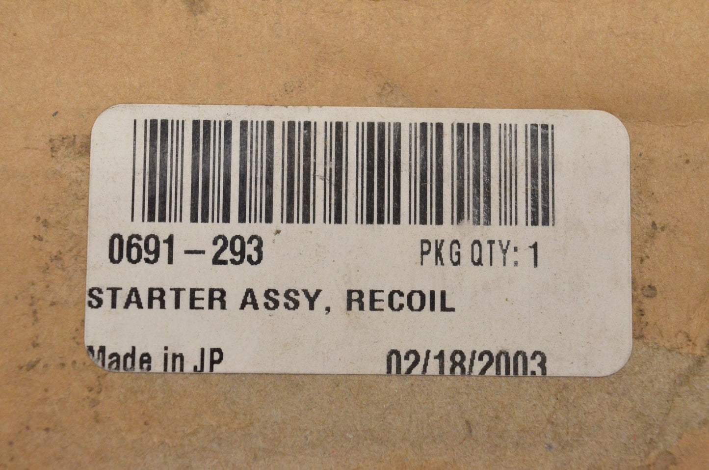 New OEM Arctic Cat 0691-293 Recoil Starter Assembly NOS