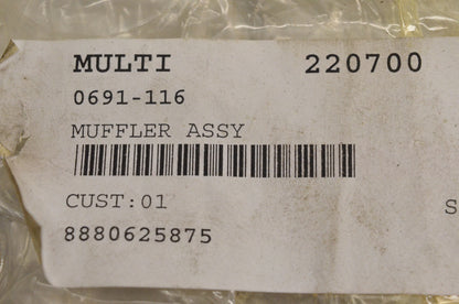 New OEM Arctic Cat 0691-116 Muffler Assembly 4000G2 NOS