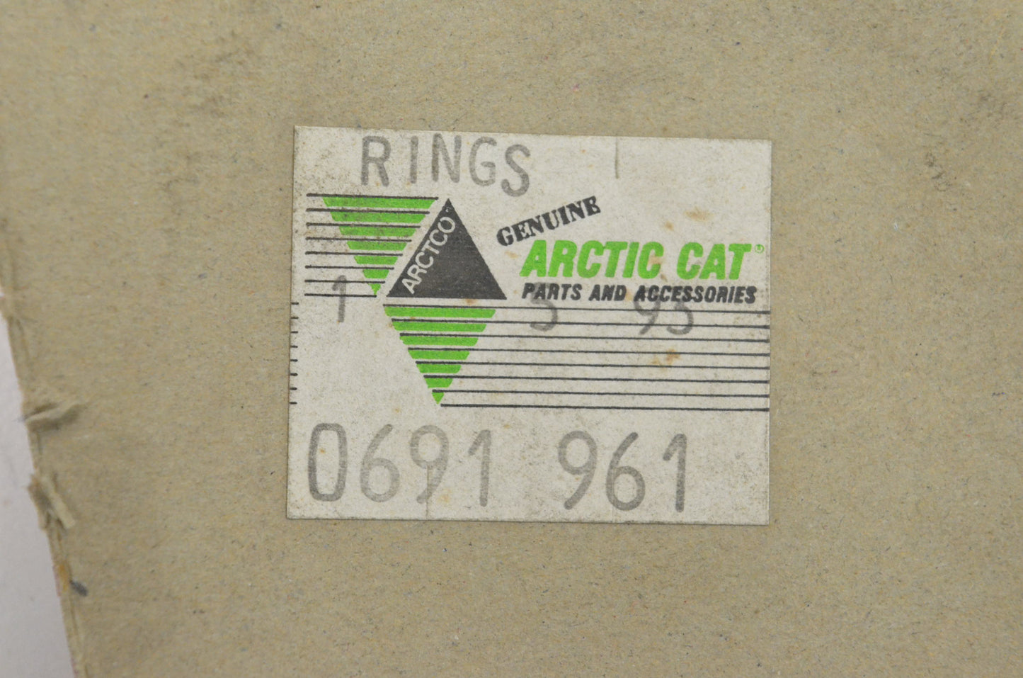 New OEM Arctic Cat 0691-961 Piston Ring Kit 750G NOS