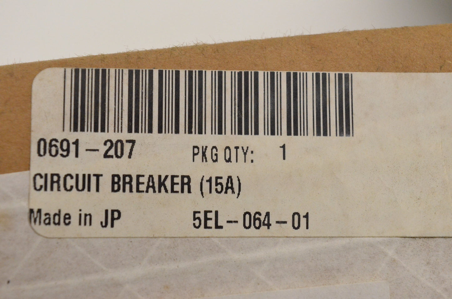 New OEM Arctic Cat 0691-207 Circuit Breaker 15A 4000GD NOS