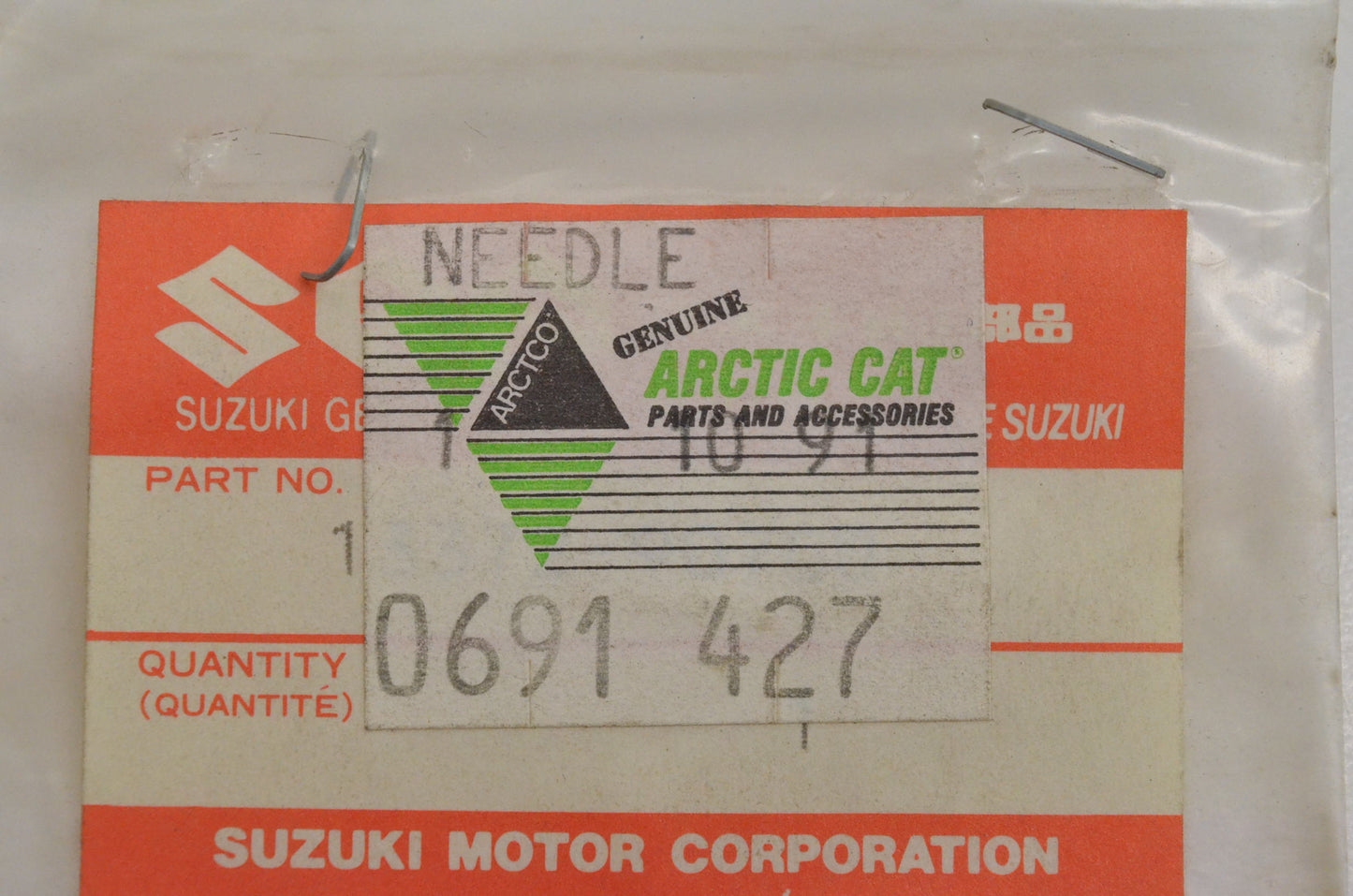 New OEM Arctic Cat 0691-427 Needle NOS
