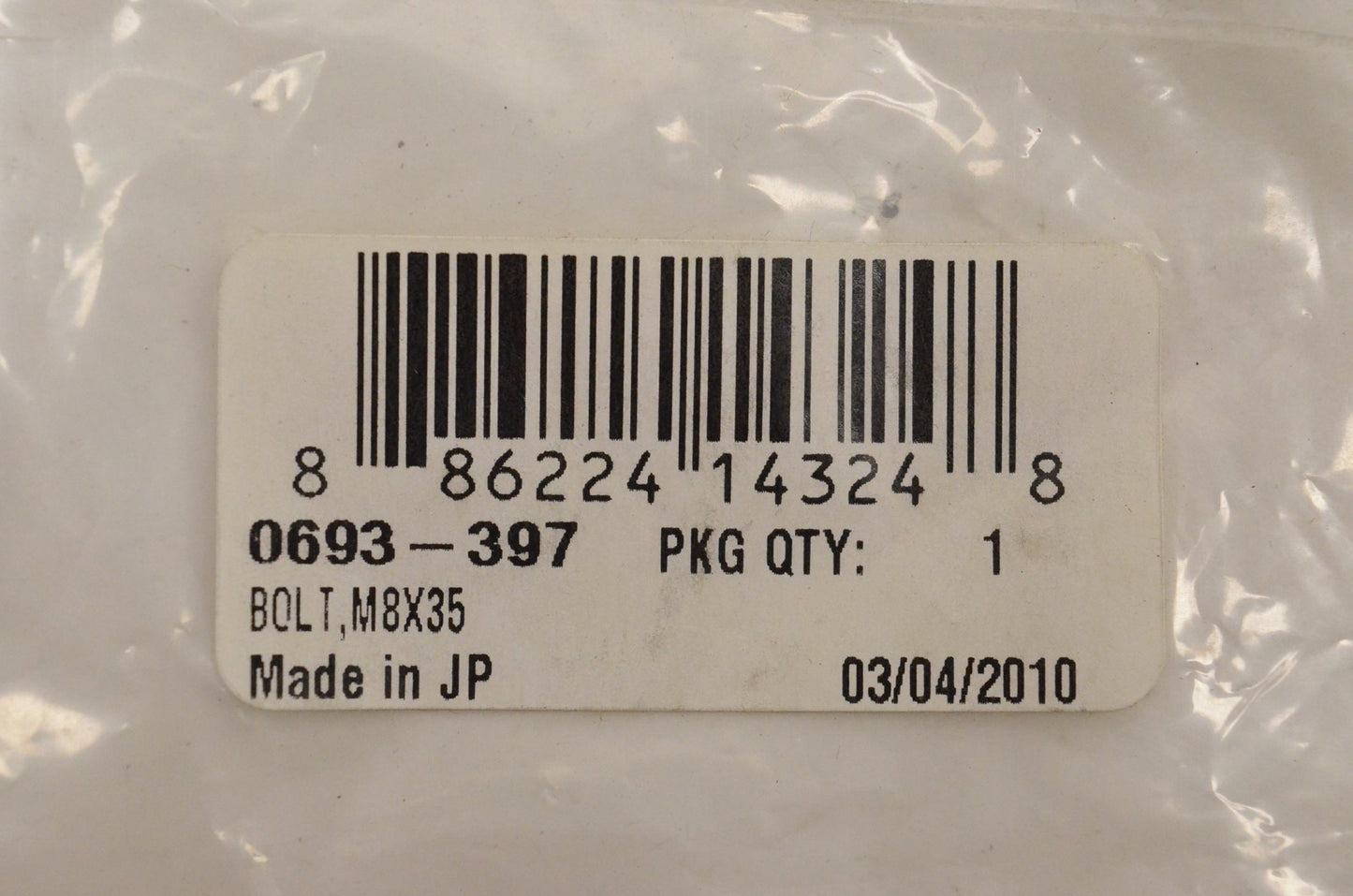 New OEM Arctic Cat 0693-397 Bolt M8x35 NOS