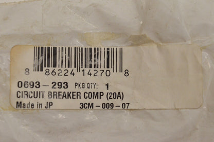 New OEM Arctic Cat 0693-293 Circuit Breaker 20a 2500G 2500GD AC2500GD NOS