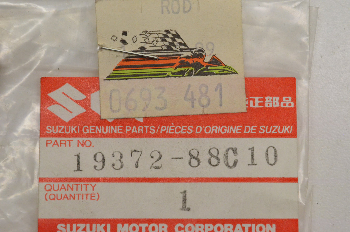 New OEM Arctic Cat 0693-481 Slowdown Solenoid Rod 4000GD NOS
