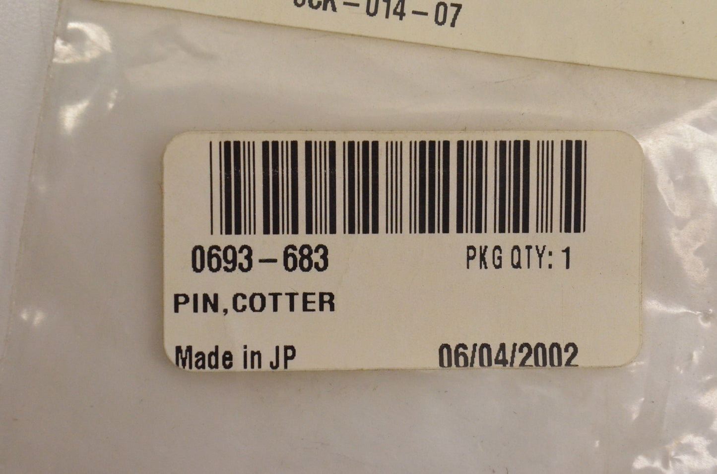 New OEM Arctic Cat 0693-683 Cotter Pin NOS