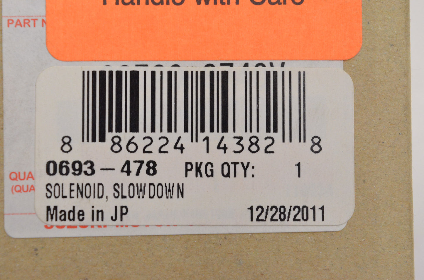 New OEM Arctic Cat 0693-478 Slowdown Solenoid 4000GD NOS
