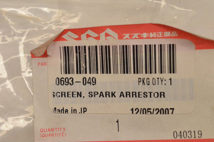 New OEM Arctic Cat 0693-049 Spark Arrestor Screen 4000GD NOS