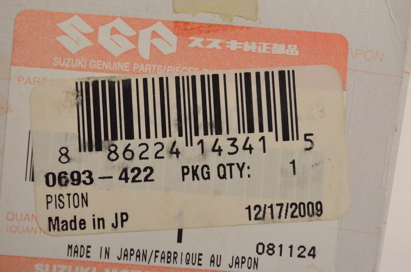 New OEM Arctic Cat 0693-422 Piston 4000G2 4000GD NOS