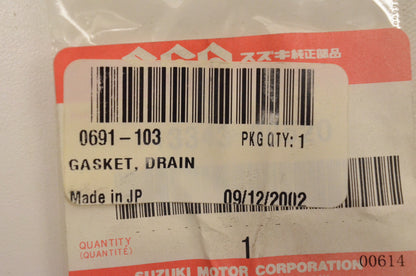 New OEM Arctic Cat 0691-103 Drain Gasket 4000G2 NOS