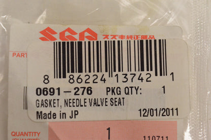 New OEM Arctic Cat 0691-276 Needle Valve Seat Gasket AC3000GD2 NOS
