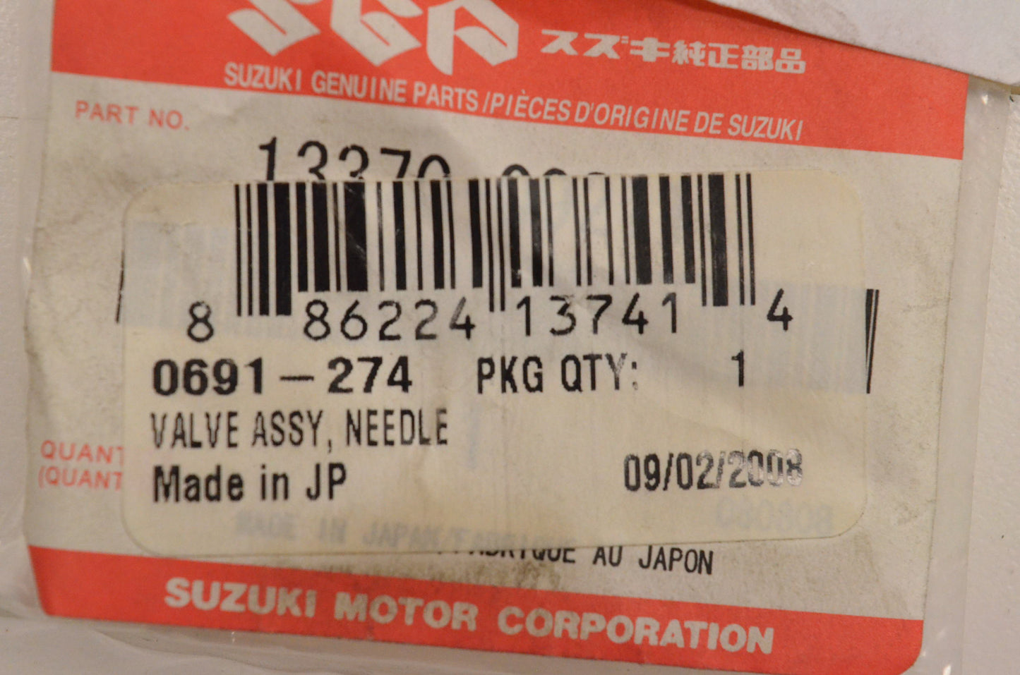 New OEM Arctic Cat 0691-274 Needle Valve Assembly AC3000GD2 NOS