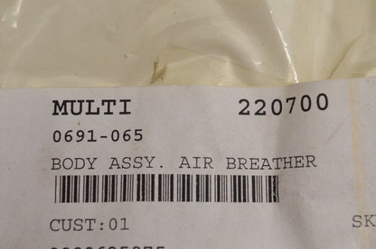 New OEM Arctic Cat 0691-065 Air Breather Body Assembly 4000G2 4000GD NOS