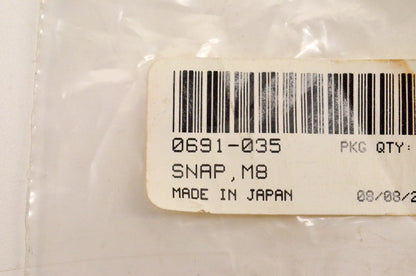New OEM Arctic Cat 0691-035 Snap M8 4000G2 4000GD AC7500GD2E QTY 2 NOS