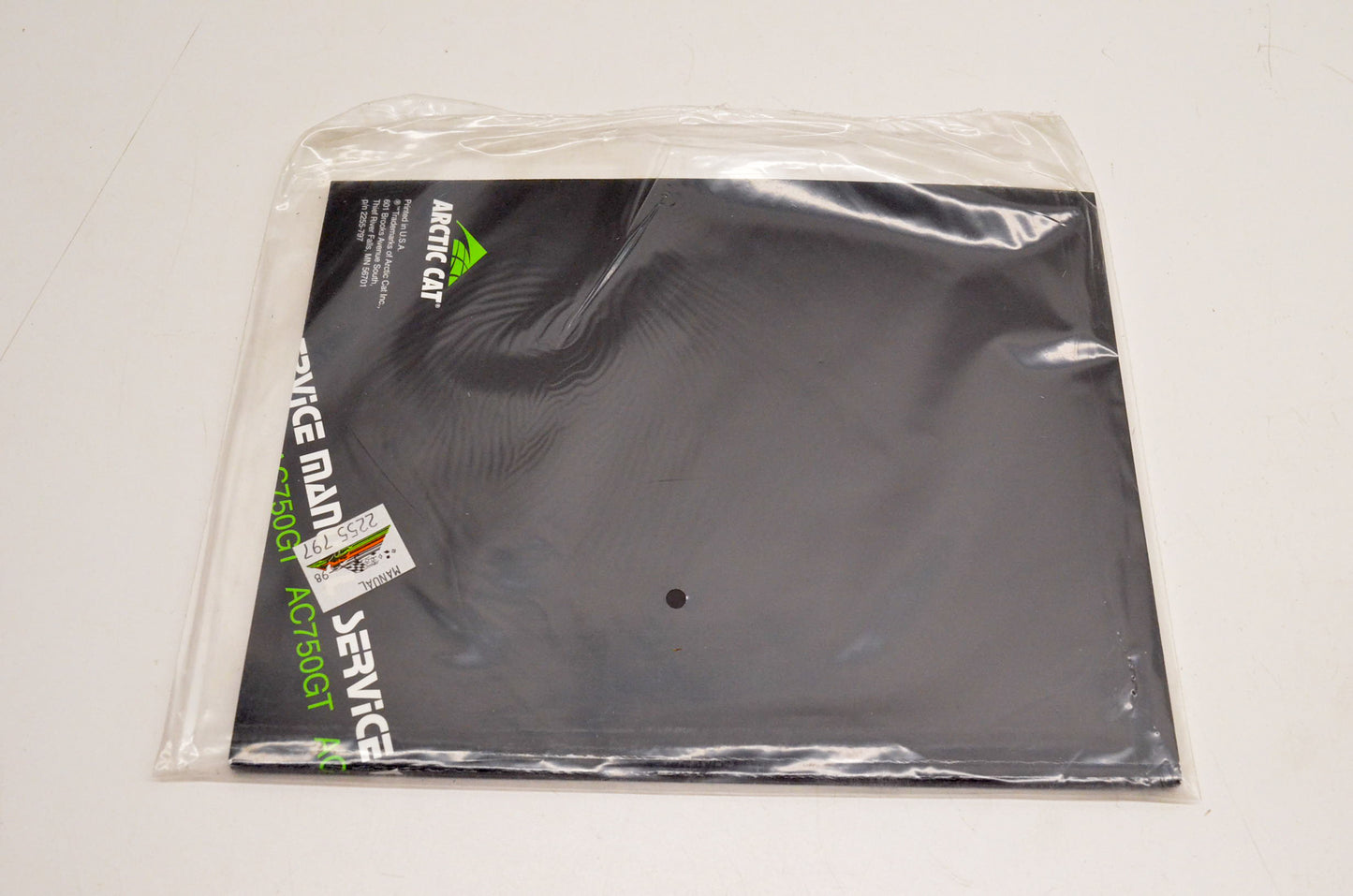 New OEM Arctic Cat 2255-797 AC750GT Service Manual NOS