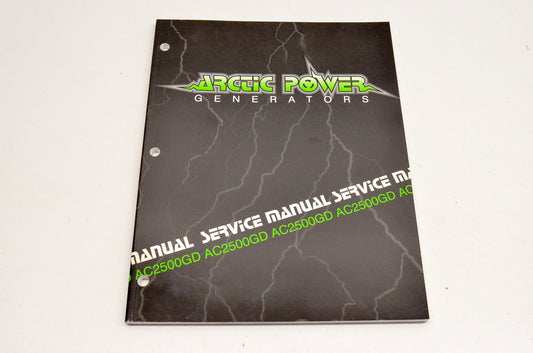 New OEM Arctic Cat 2255-800 AC2500GD Service Manual NOS