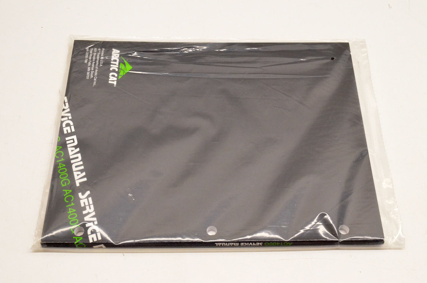 New OEM Arctic Cat 2255-798 AC1400G Service Manual NOS