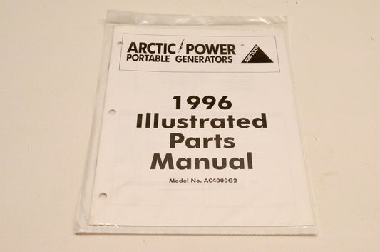 New OEM Arctic Cat 2255-445 AC4000G2 1996 Illustrated Parts Manual NOS