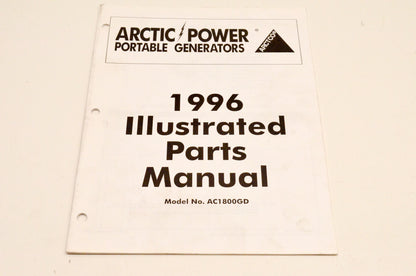 New OEM Arctic Cat 2255-448 AC1800GD 1996 Illustrated Parts Manual NOS