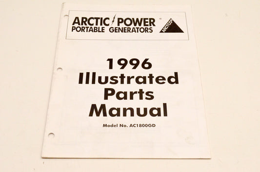 New OEM Arctic Cat 2255-448 AC1800GD 1996 Illustrated Parts Manual NOS