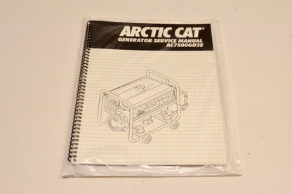 New OEM Arctic Cat 2256-332 AC7500GD2E 2000 Generator Service Manual NOS