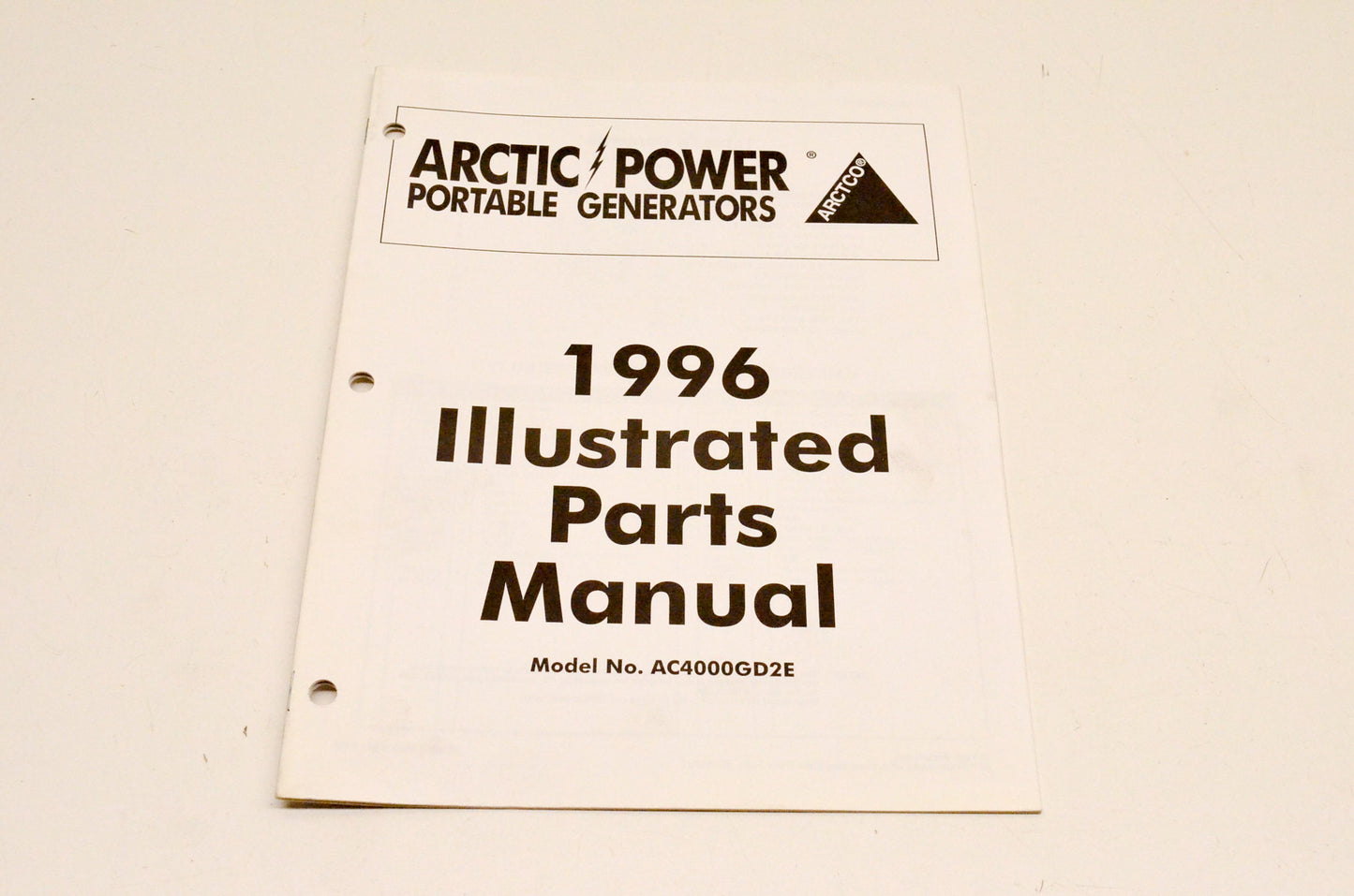 New OEM Arctic Cat 2255-444 AC4000GD2E 1996 Illustrated Parts Manual NOS