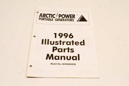 New OEM Arctic Cat 2255-444 AC4000GD2E 1996 Illustrated Parts Manual NOS