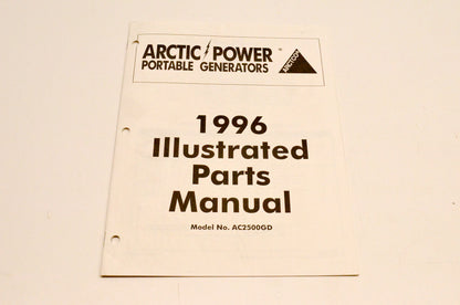 New OEM Arctic Cat 2255-446 AC2500GD 1996 Illustrated Parts Manual NOS