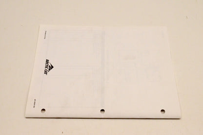 New OEM Arctic Cat 2256-106 AC2500GD 1998 Generator Illustrated Parts Manual NOS