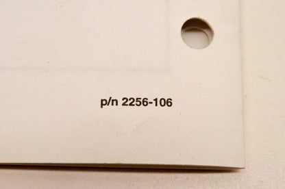 New OEM Arctic Cat 2256-106 AC2500GD 1998 Generator Illustrated Parts Manual NOS
