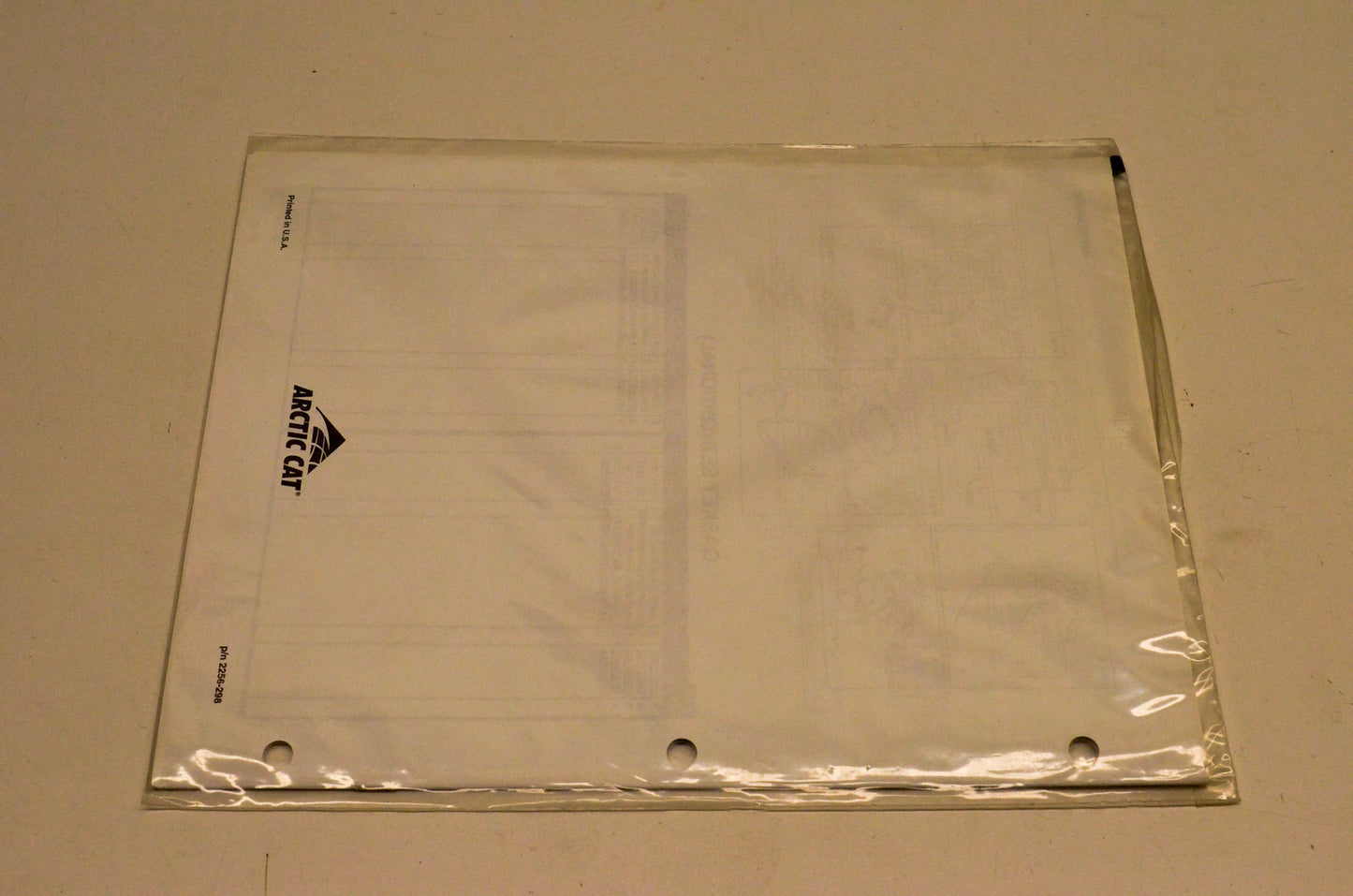 New OEM Arctic Cat 2256-298 GD 2000 Generator Illustrated Parts Manual NOS