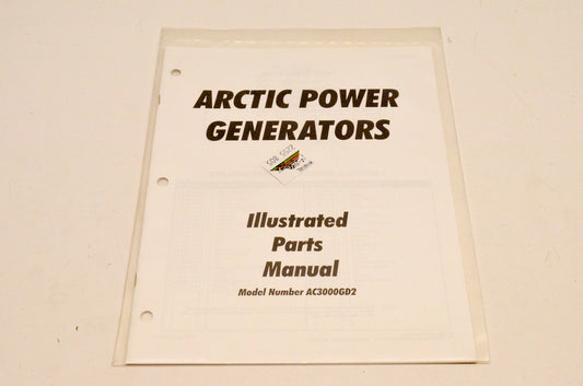 New OEM Arctic Cat 2255-805 AC3000GD2 Generator Illustrated Parts Manual NOS