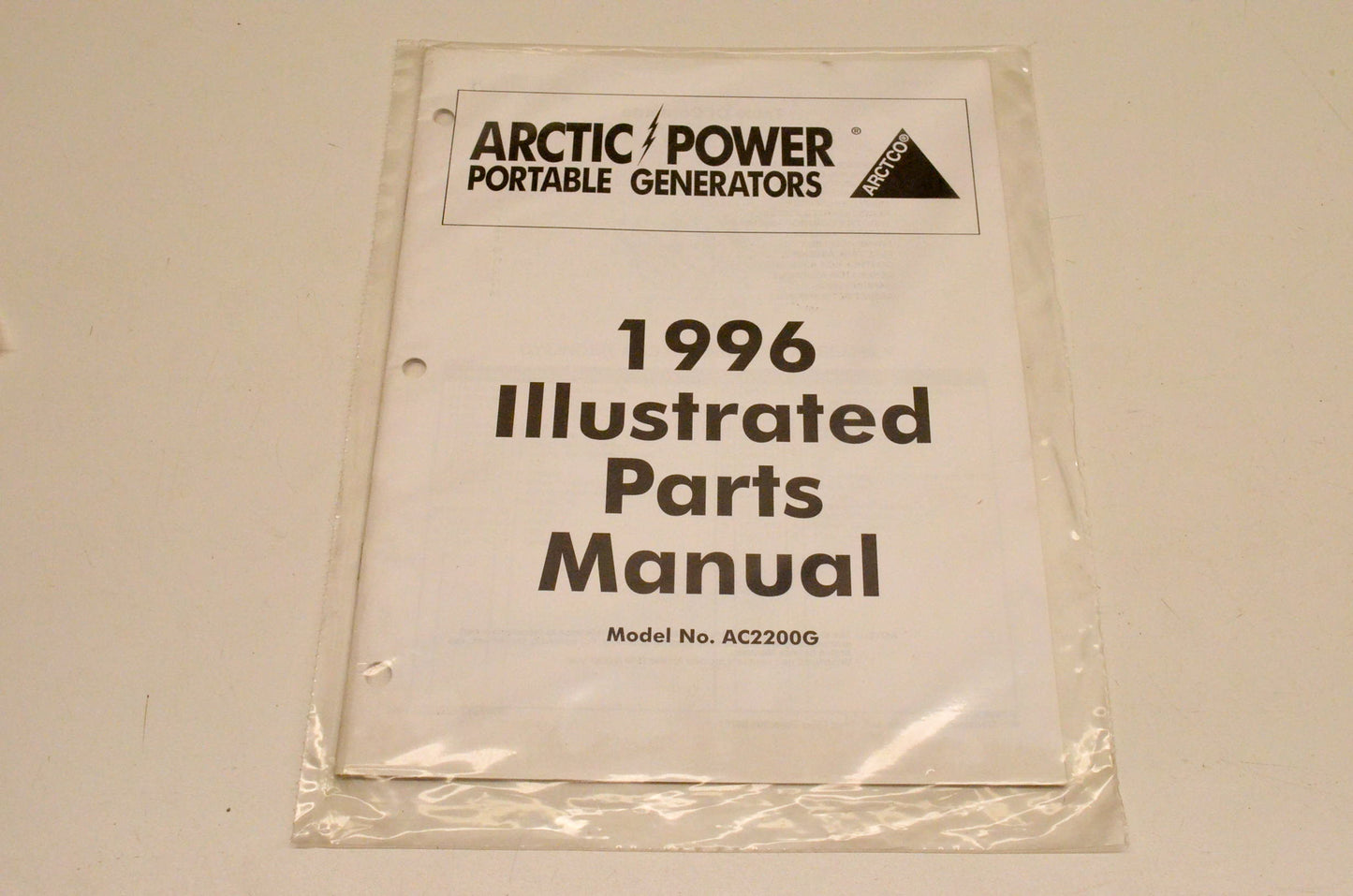 New OEM Arctic Cat 2255-447 AC2200G 1996 Illustrated Parts Manual NOS