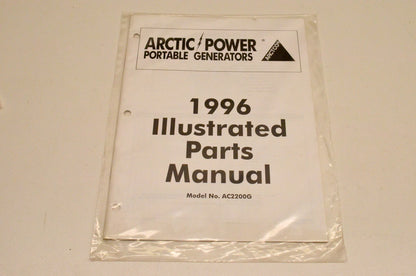 New OEM Arctic Cat 2255-447 AC2200G 1996 Illustrated Parts Manual NOS