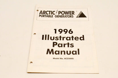 New OEM Arctic Cat 2255-451 AC2500G 1996 Generator Illustrated Parts Manual NOS