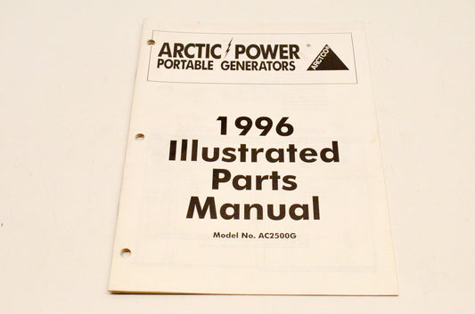 New OEM Arctic Cat 2255-451 AC2500G 1996 Generator Illustrated Parts Manual NOS