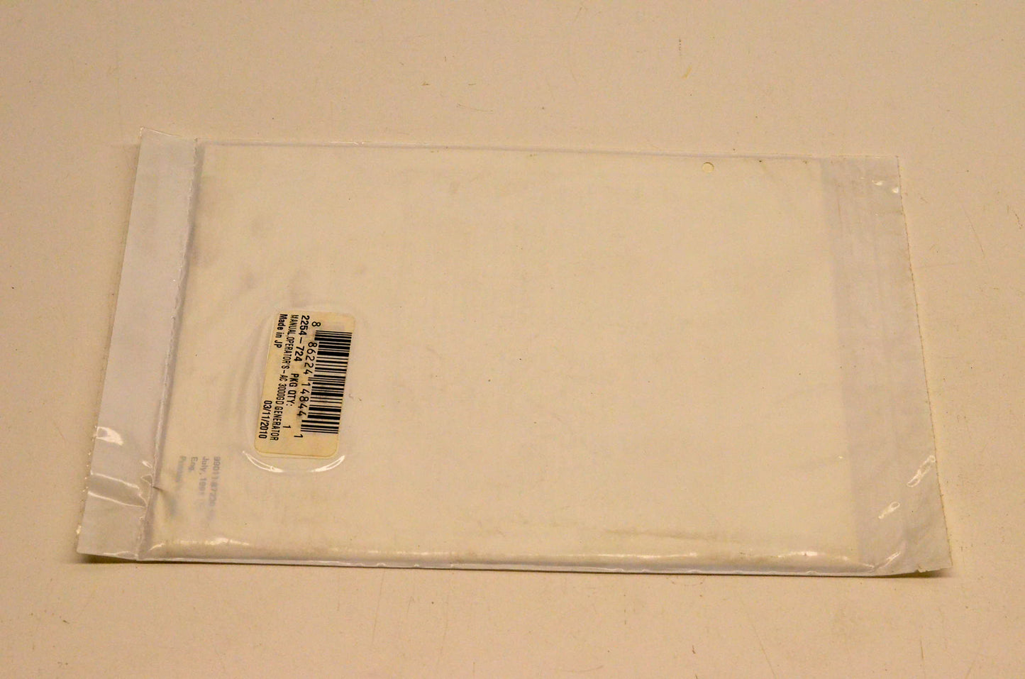 New OEM Arctic Cat 2254-724 AC3000GD2 Generator Operator's Manual NOS